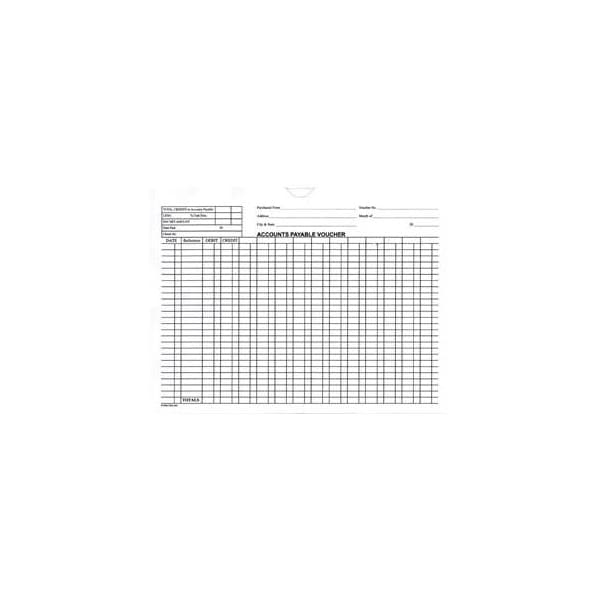Asp A/P Voucher Envelope General Accounting Style, 9"X12", 100 Perpk:Wht Pk 5474 - main